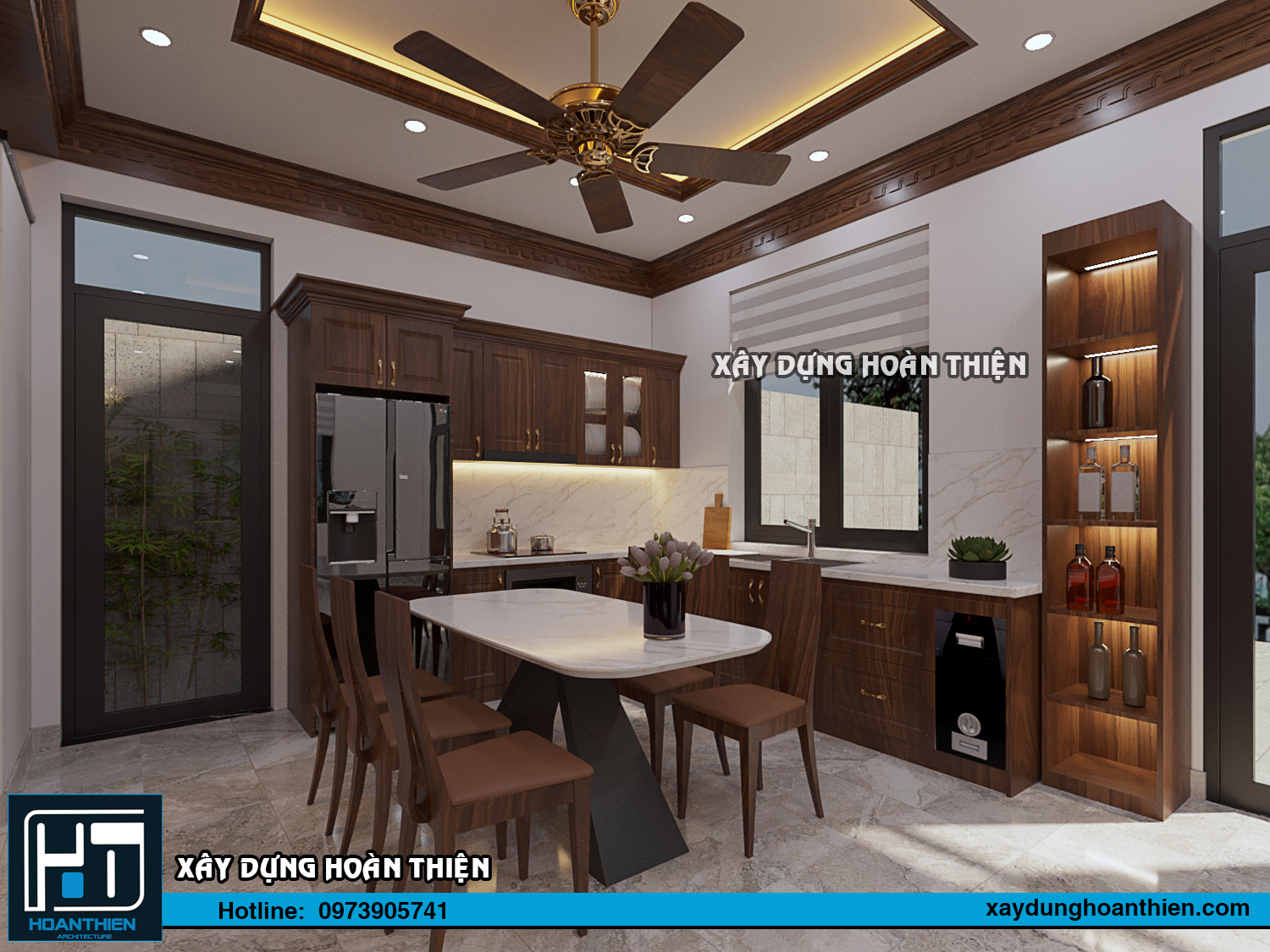 Thiết kế thi công nội thất nhà phố tại Vĩnh Bảo, Hải Phòng