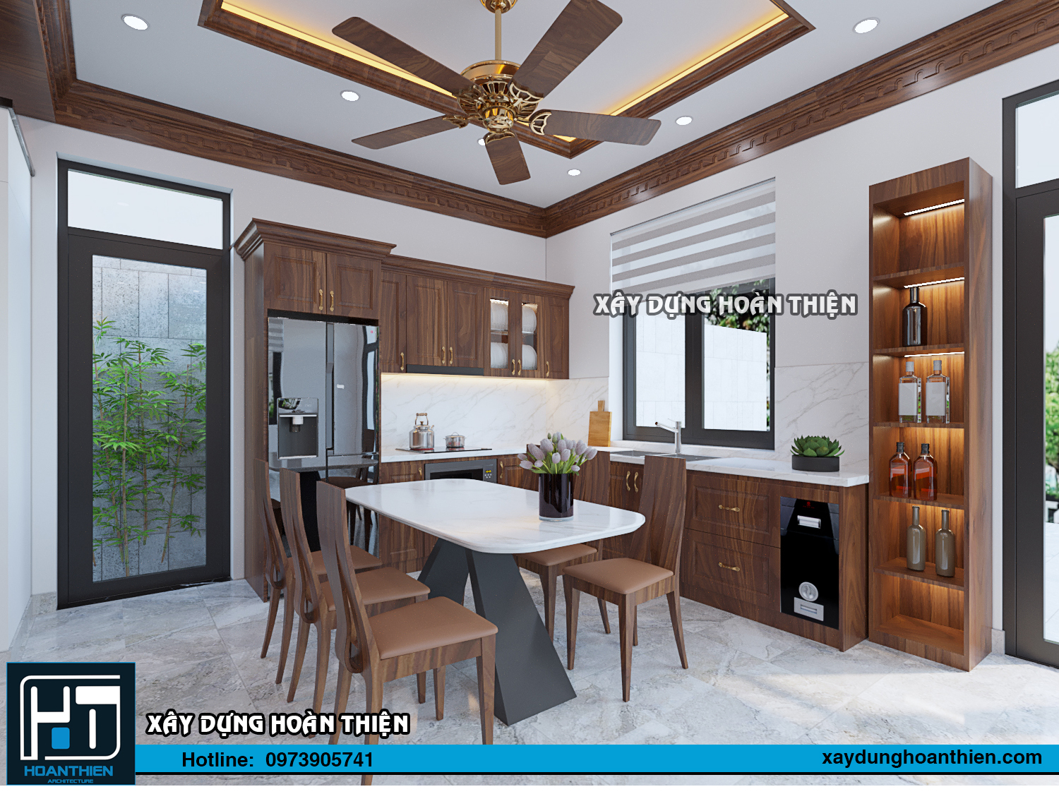 Thiết kế thi công nội thất nhà phố tại Vĩnh Bảo, Hải Phòng