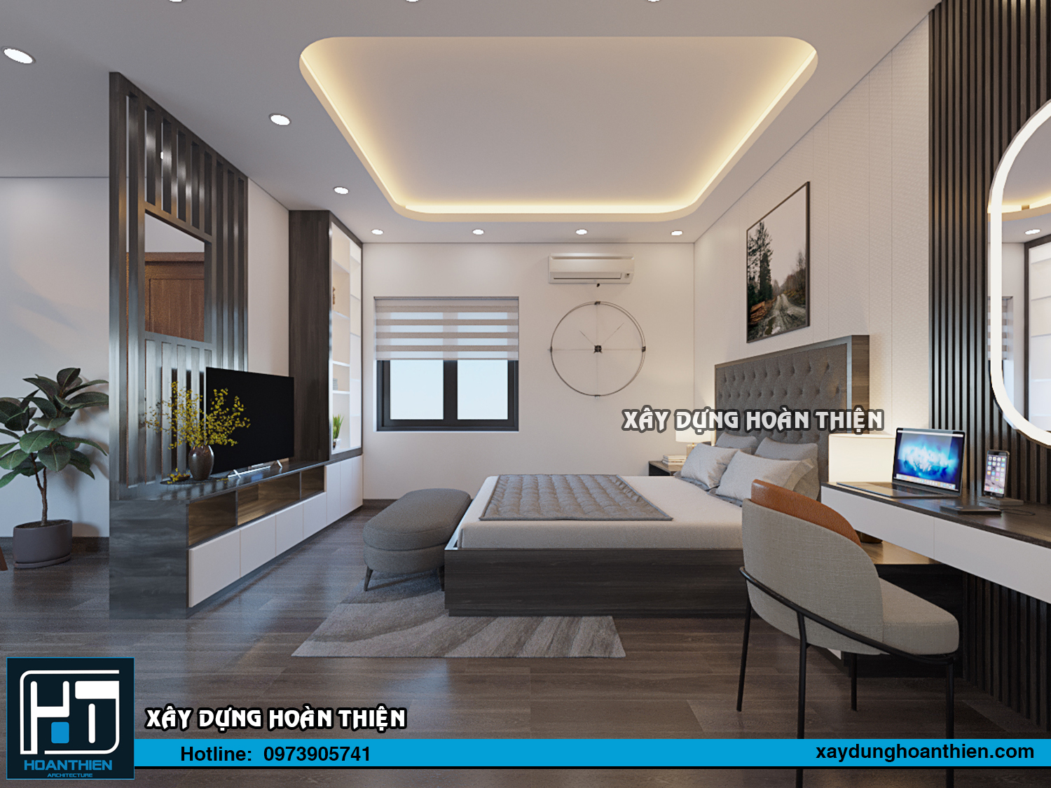 Thiết kế thi công nội thất nhà phố tại Hạ Long, Quảng Ninh
