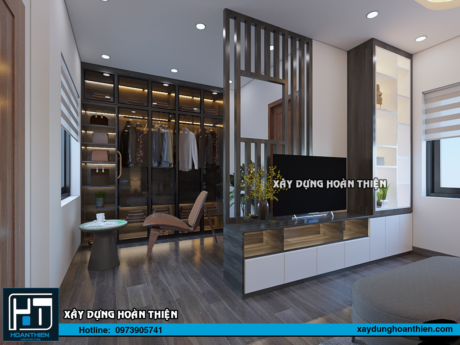 Thiết kế thi công nội thất nhà phố tại Hạ Long, Quảng Ninh