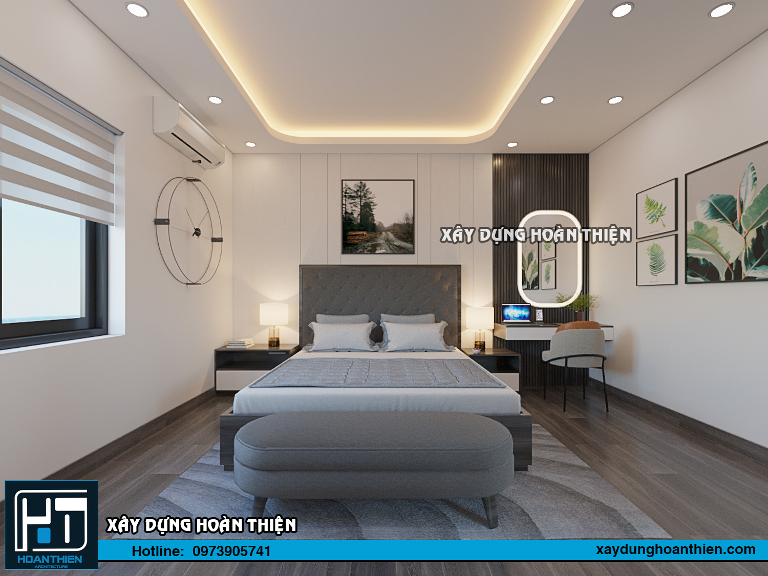 Thiết kế thi công nội thất nhà phố tại Hạ Long, Quảng Ninh