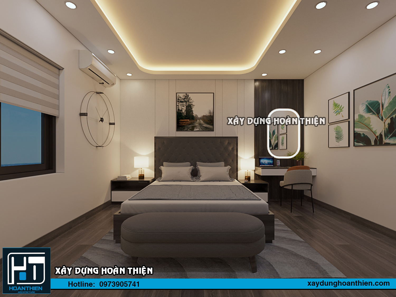 Thiết kế thi công nội thất nhà phố tại Hạ Long, Quảng Ninh