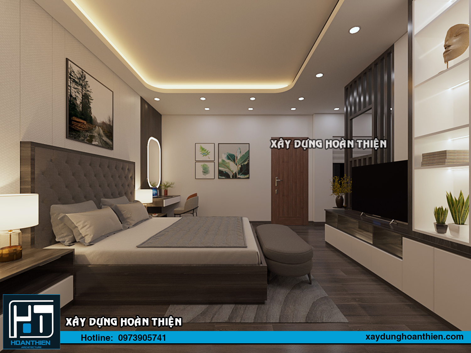 Thiết kế thi công nội thất nhà phố tại Hạ Long, Quảng Ninh