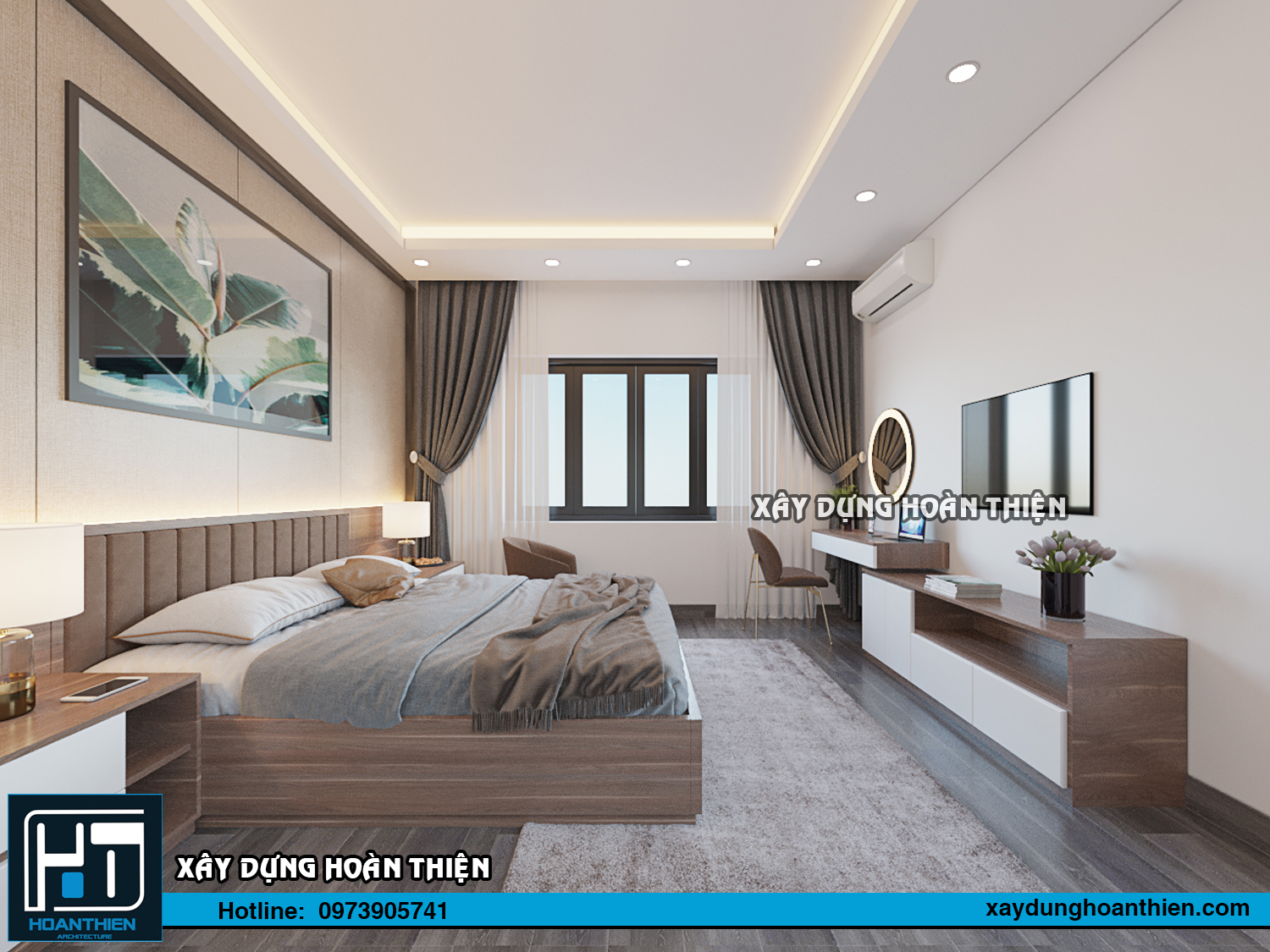 Thiết kế thi công nội thất nhà phố tại Hạ Long, Quảng Ninh