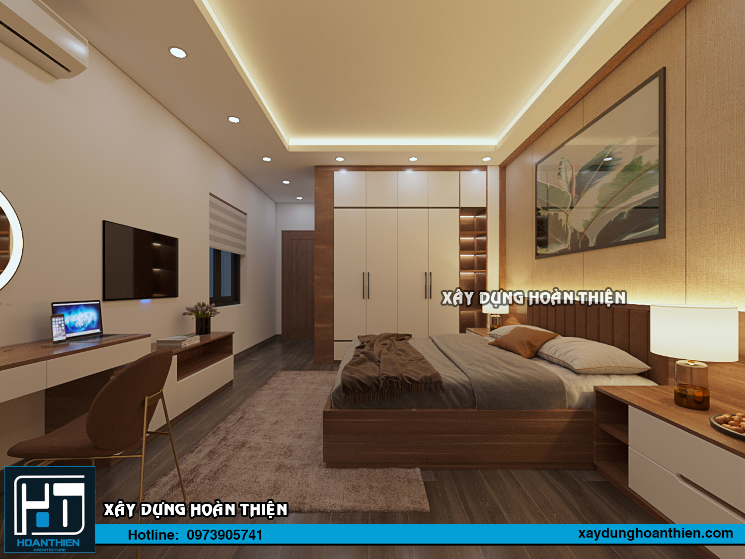 Thiết kế thi công nội thất nhà phố tại Hạ Long, Quảng Ninh