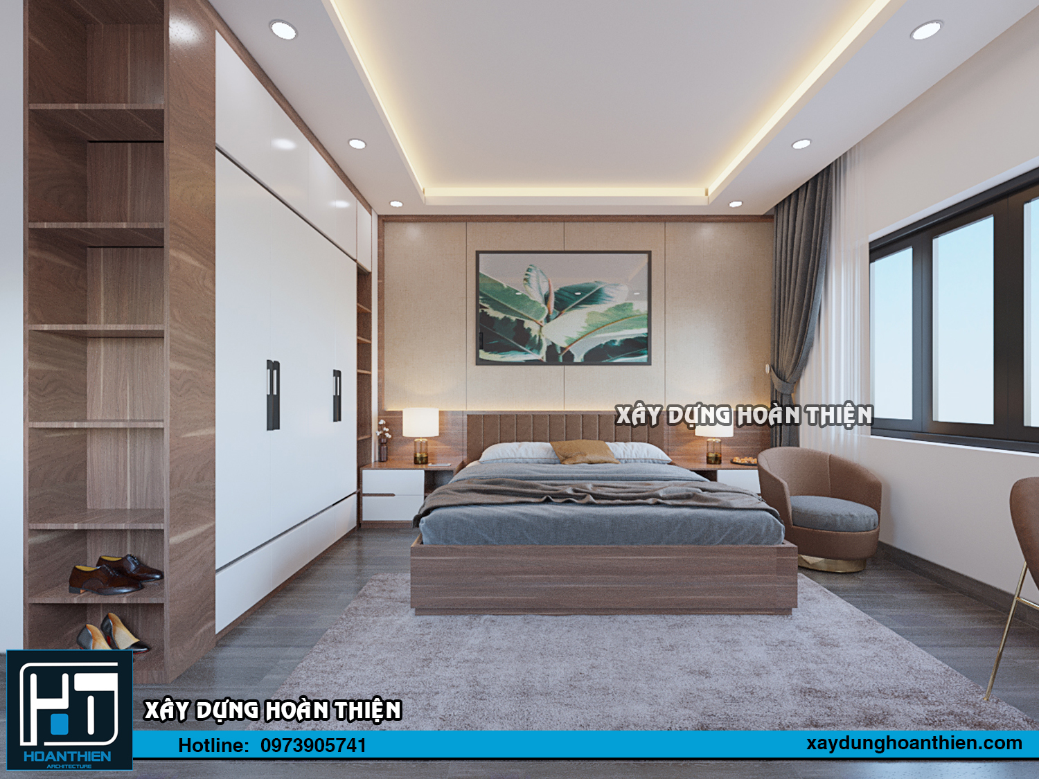 Thiết kế thi công nội thất nhà phố tại Hạ Long, Quảng Ninh
