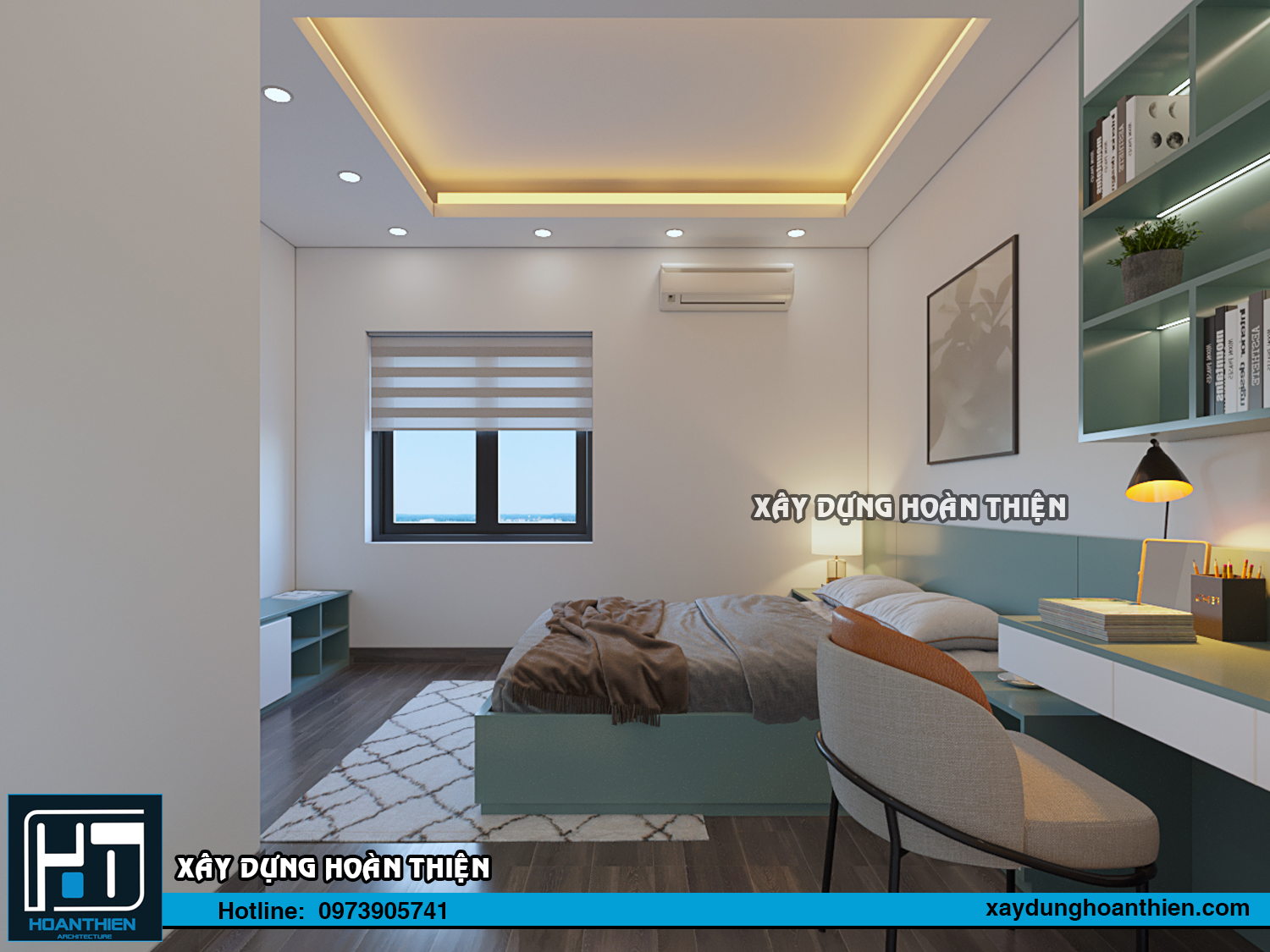 Thiết kế thi công nội thất nhà phố tại Hạ Long, Quảng Ninh