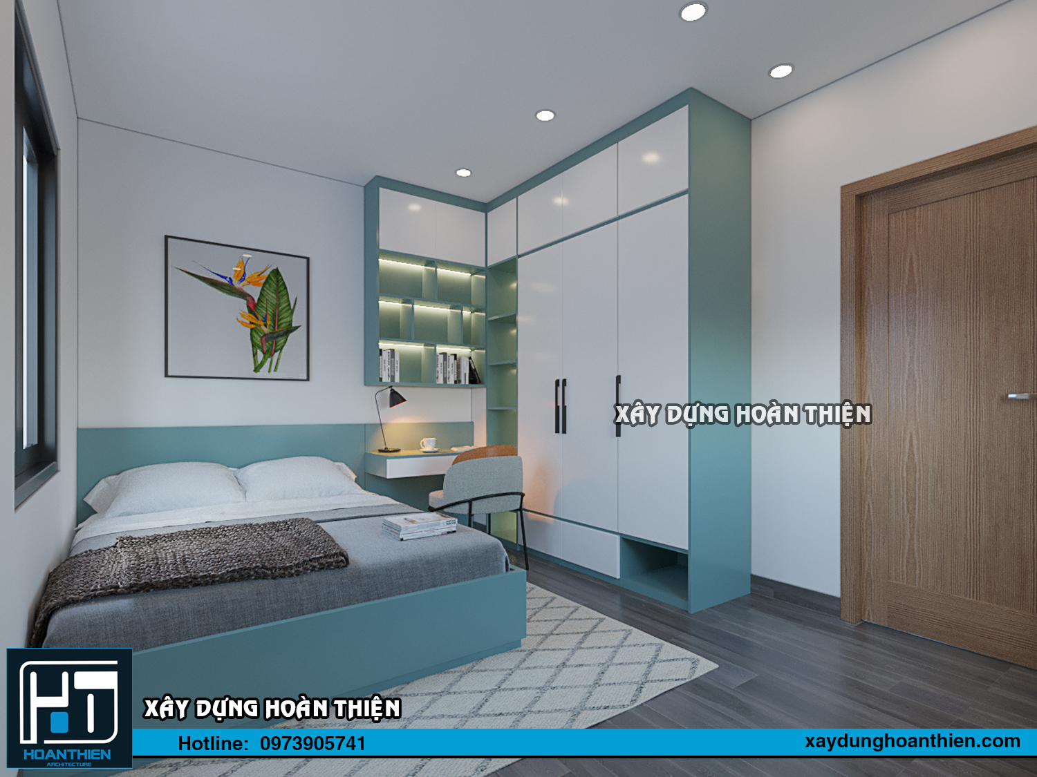 Thiết kế thi công nội thất nhà phố tại Hạ Long, Quảng Ninh