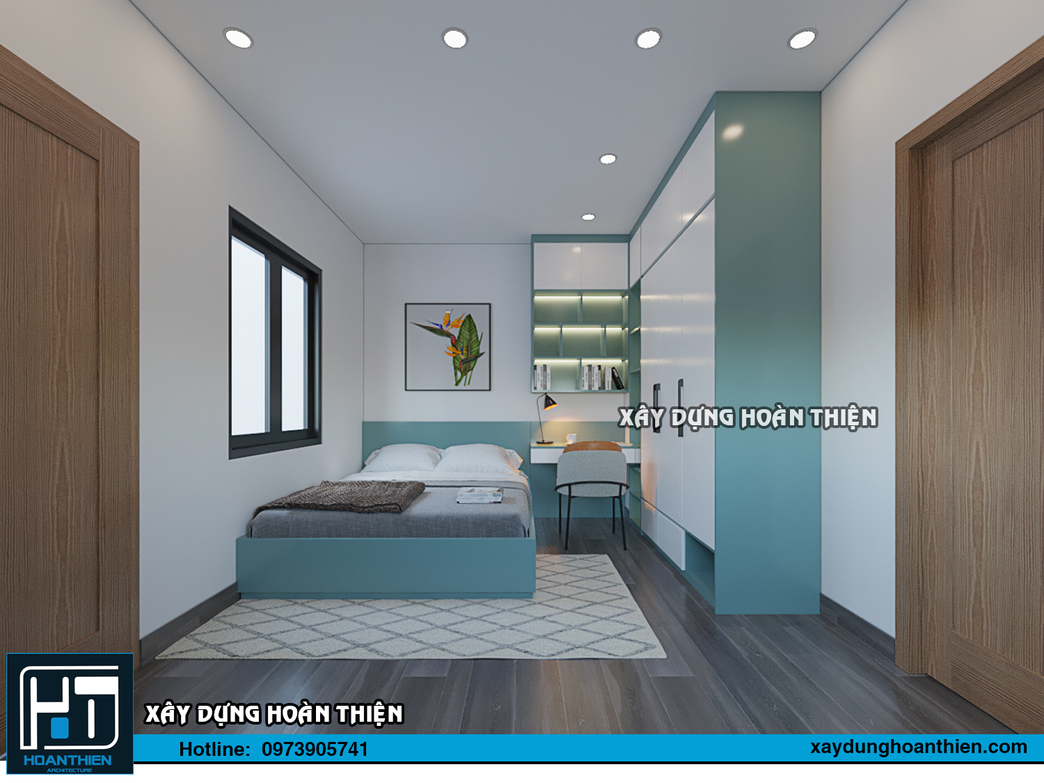 Thiết kế thi công nội thất nhà phố tại Hạ Long, Quảng Ninh