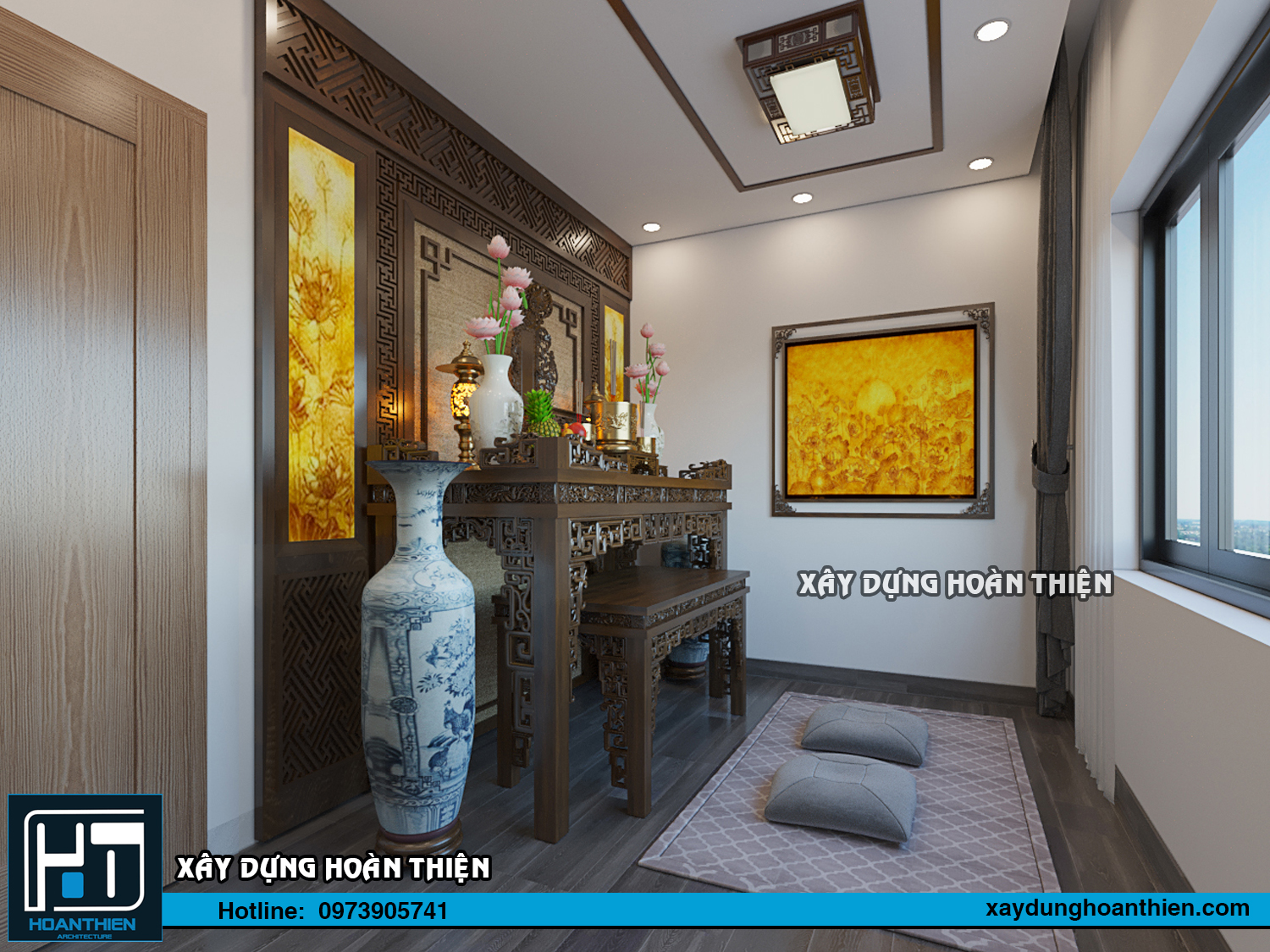 Thiết kế thi công nội thất nhà phố tại Hạ Long, Quảng Ninh