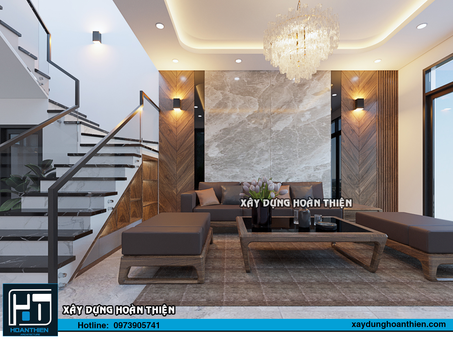Thiết kế thi công nội thất nhà phố tại Hạ Long, Quảng Ninh