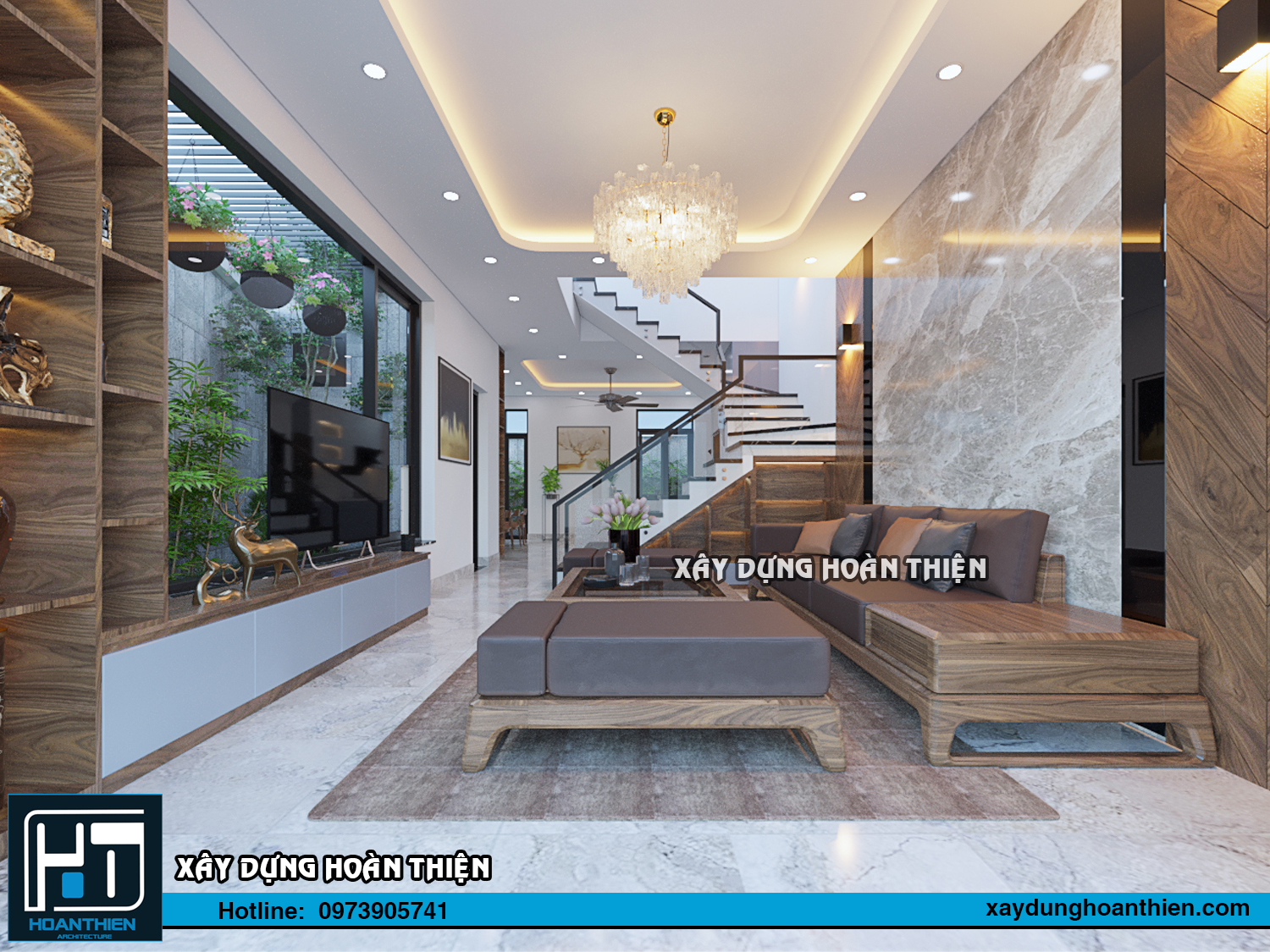Thiết kế thi công nội thất nhà phố tại Hạ Long, Quảng Ninh