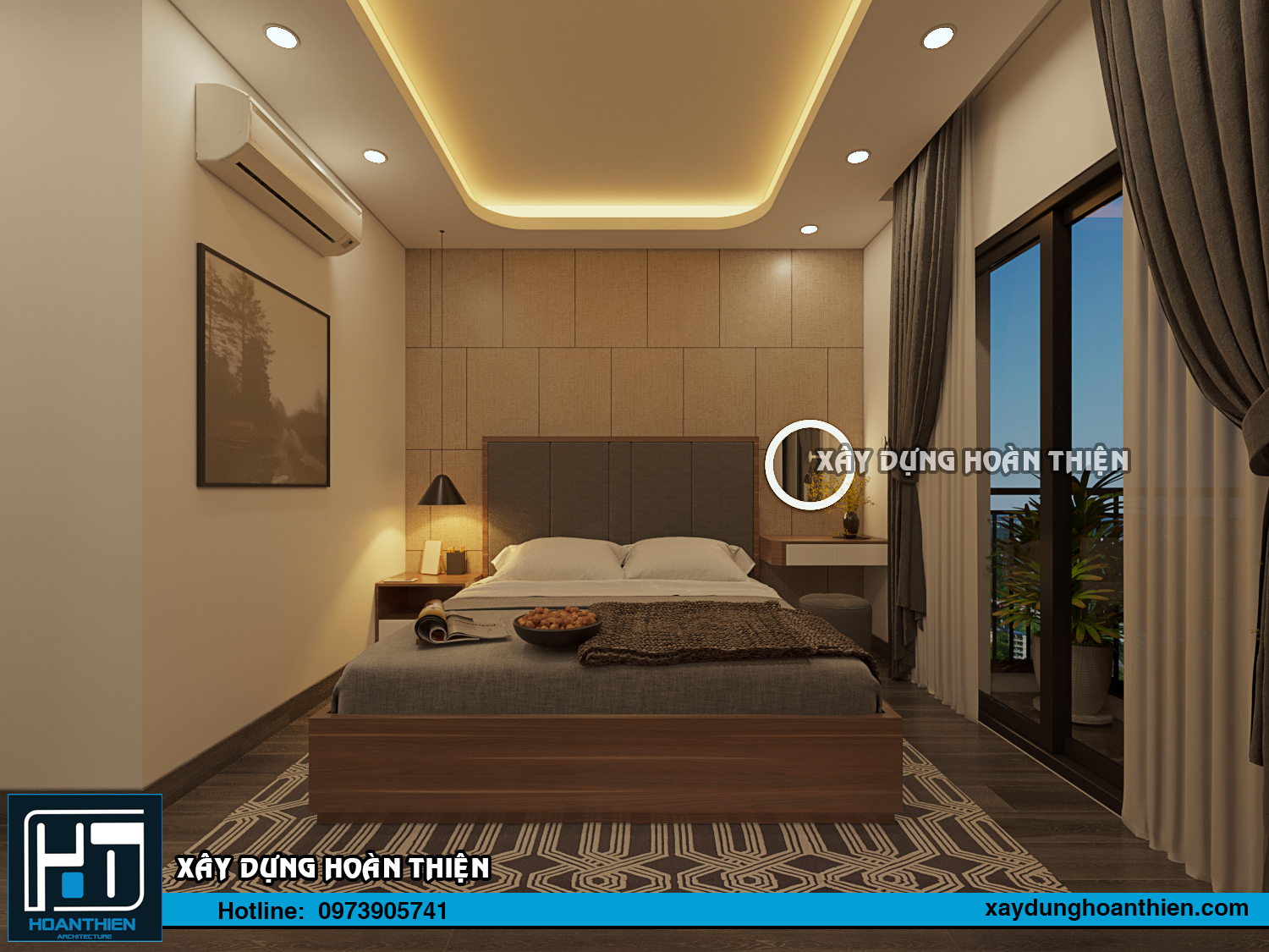 Thiết kế thi công nội thất căn hộ Aqua City Hạ Long, Quảng Ninh