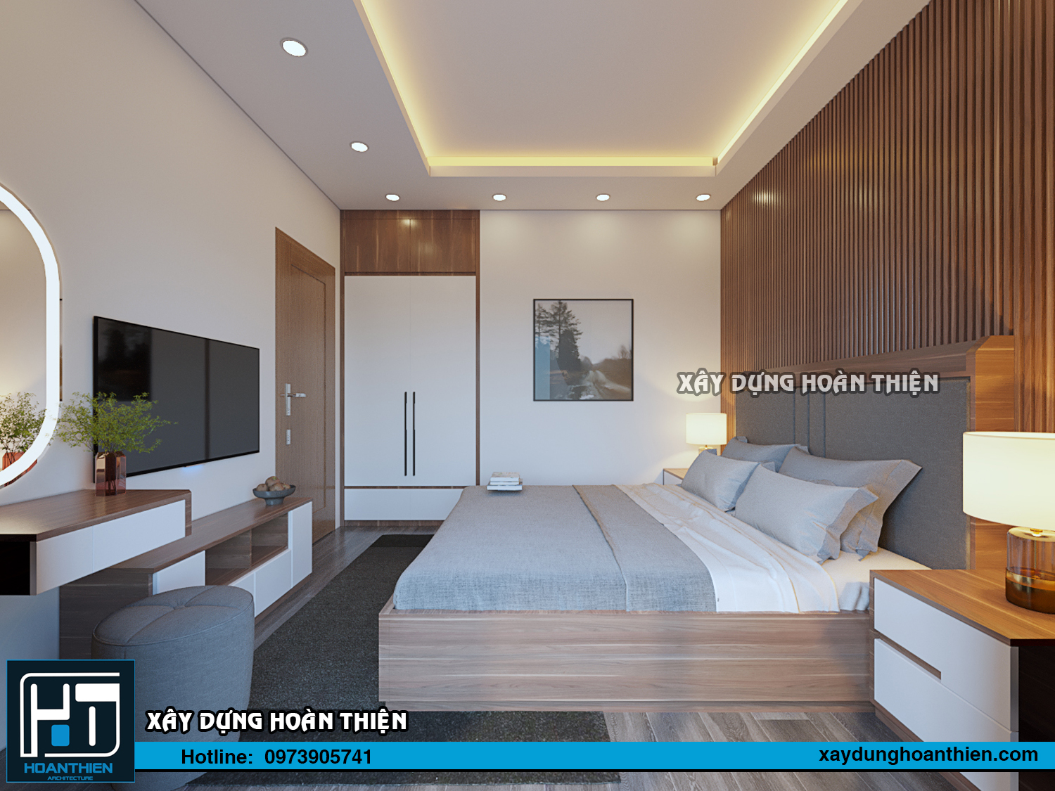 Thiết kế thi công nội thất căn hộ Aqua City Hạ Long, Quảng Ninh