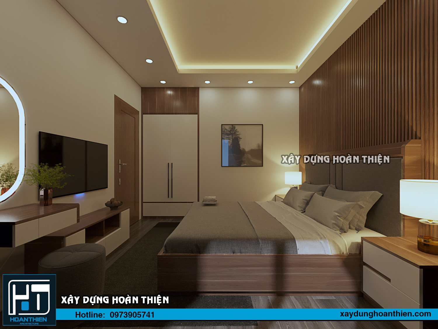 Thiết kế thi công nội thất căn hộ Aqua City Hạ Long, Quảng Ninh
