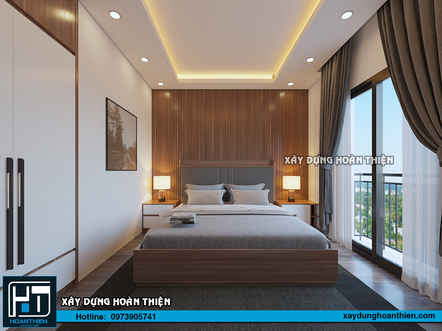 Thiết kế thi công nội thất căn hộ Aqua City Hạ Long, Quảng Ninh
