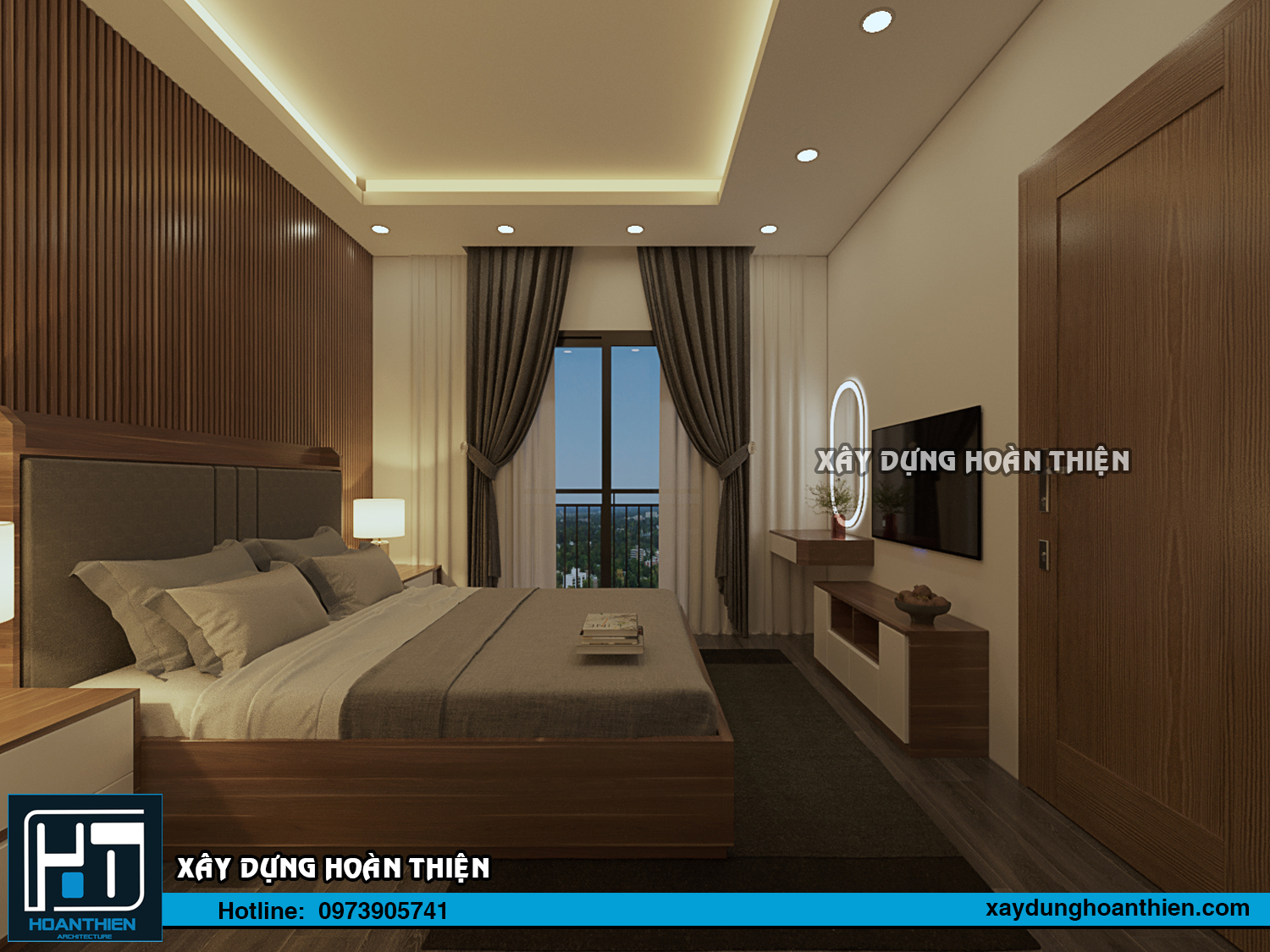 Thiết kế thi công nội thất căn hộ Aqua City Hạ Long, Quảng Ninh