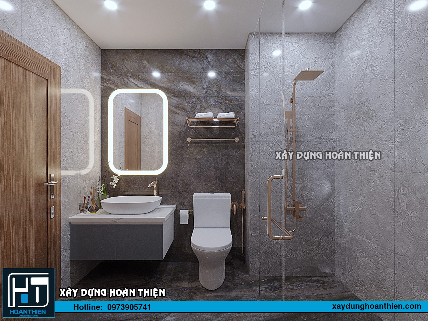 Thiết kế thi công nội thất căn hộ Aqua City Hạ Long, Quảng Ninh