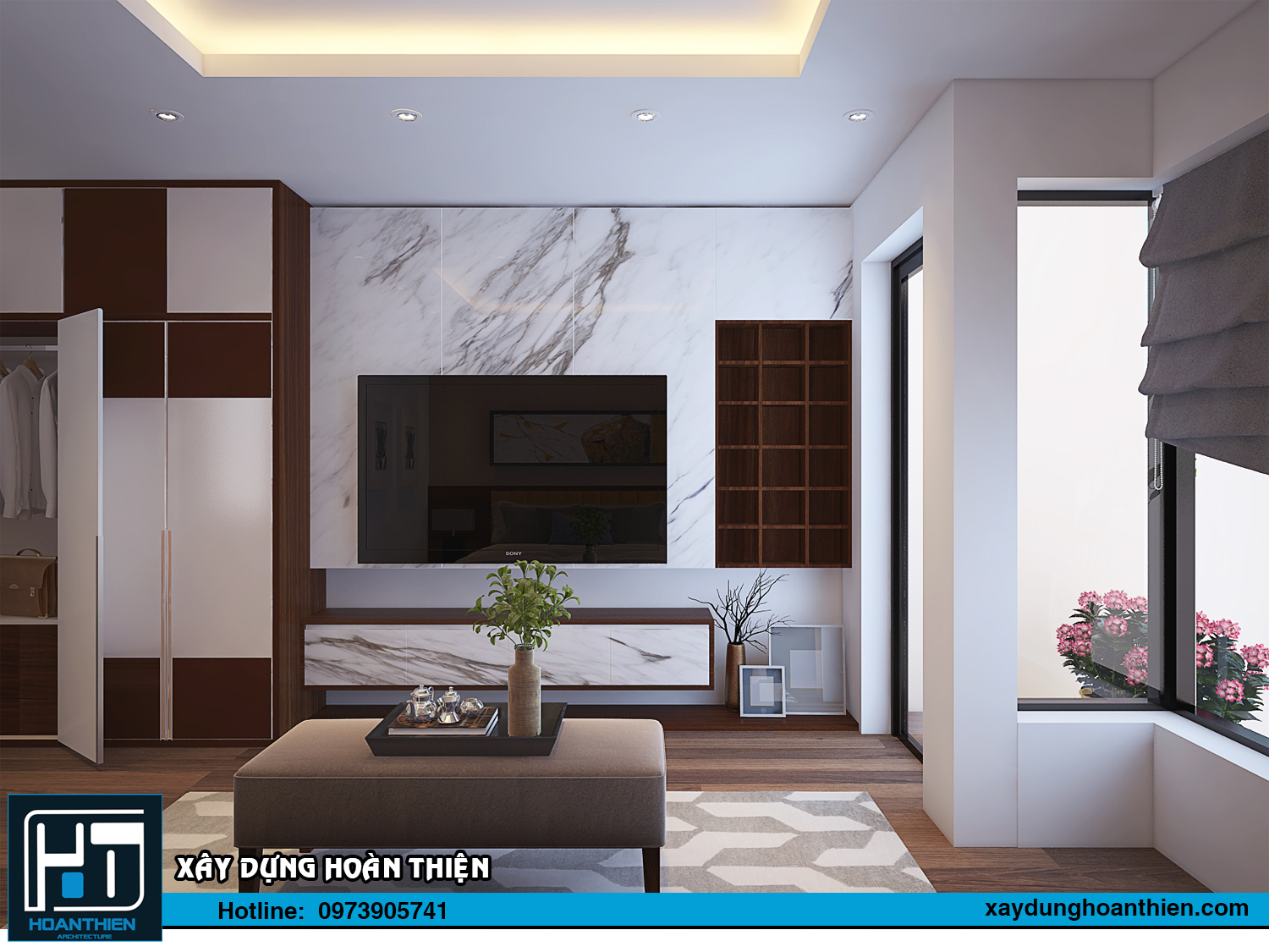 Thiết kế thi công nội nhà phố An Lão, Hải Phòng