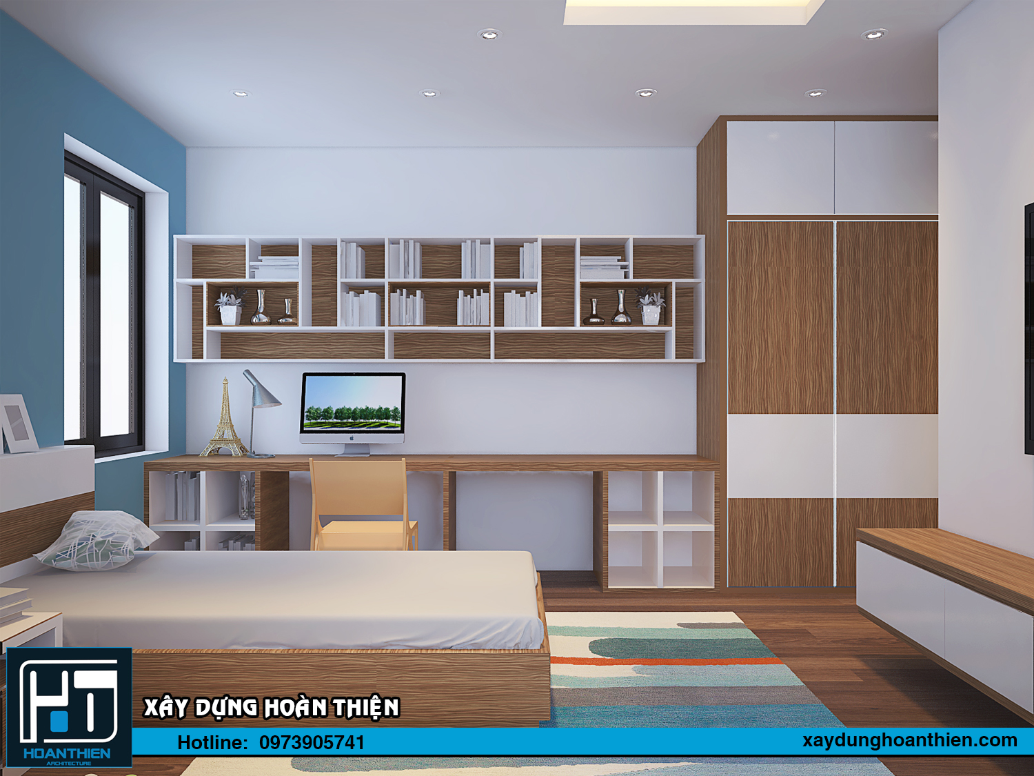 Thiết kế thi công nội nhà phố An Lão, Hải Phòng