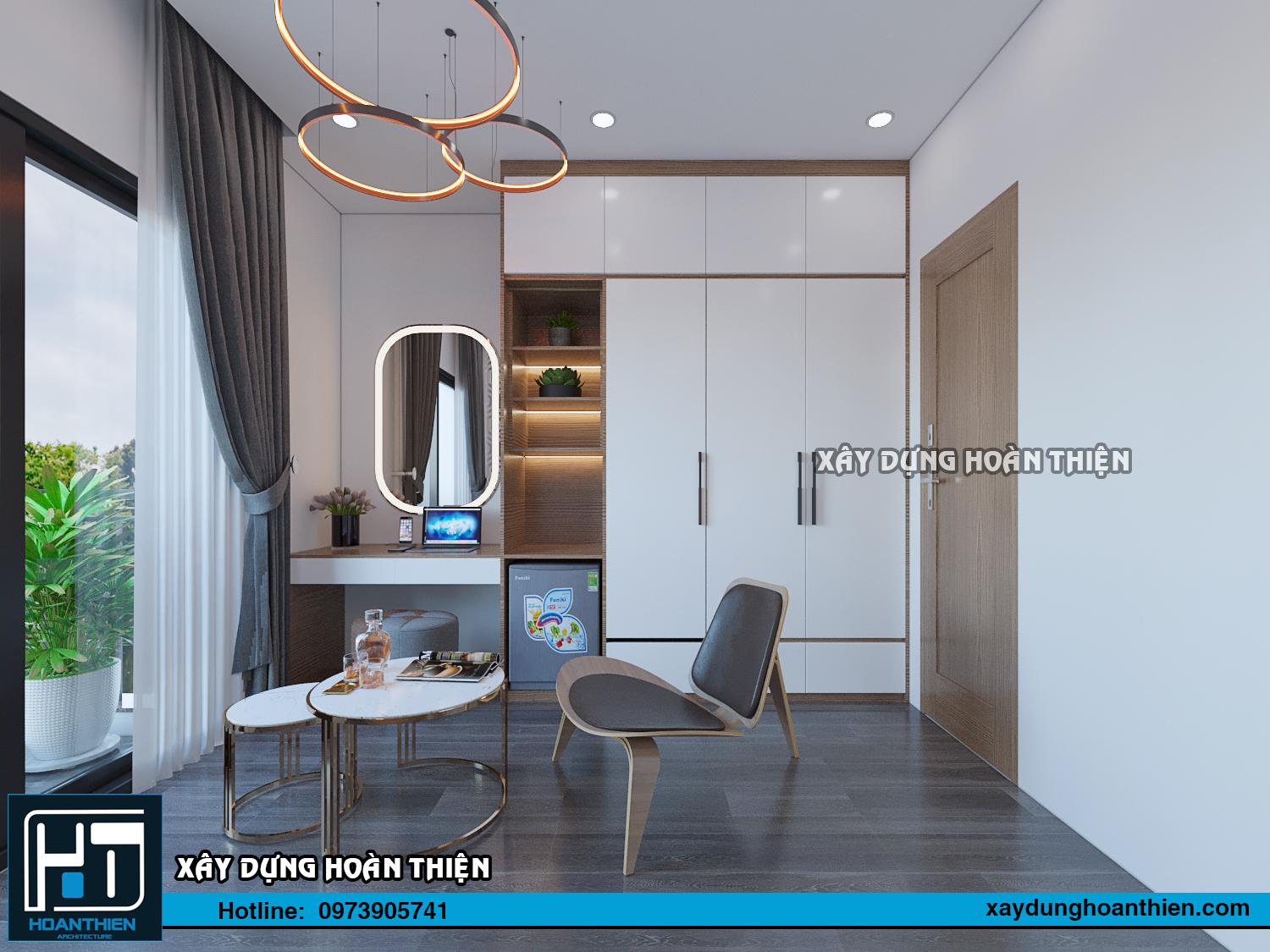 Thiết kế thi công nội thất căn hộ Aqua City Hạ Long, Quảng Ninh