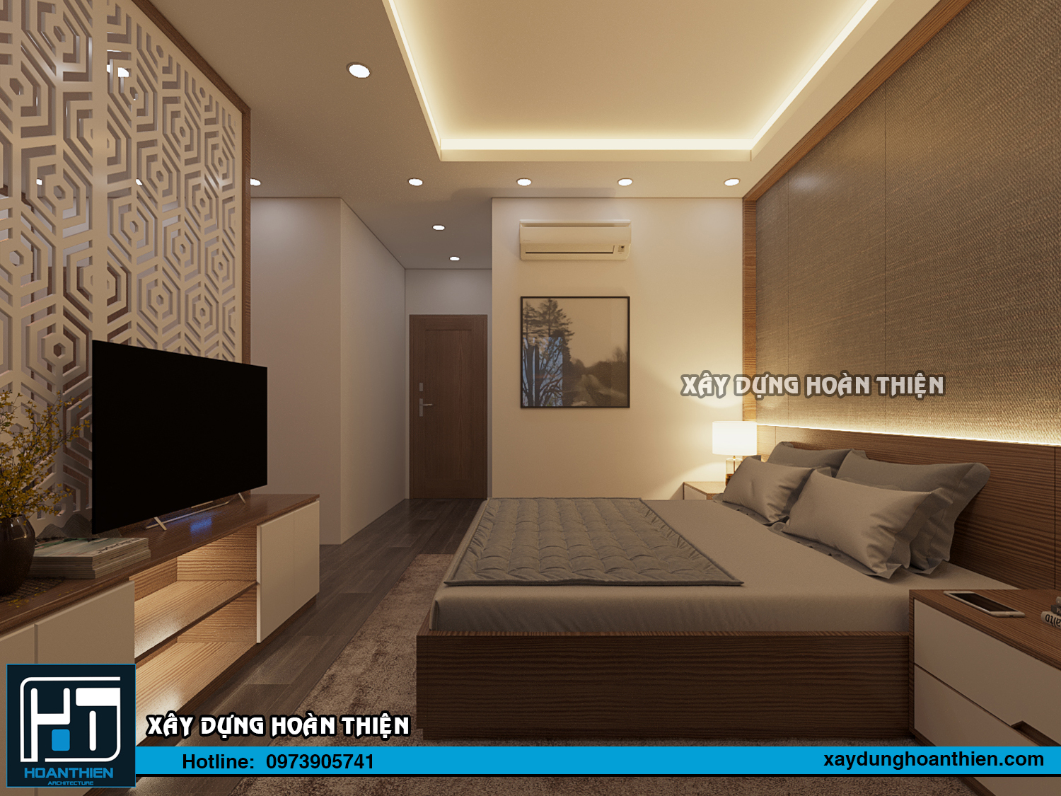 Thiết kế thi công nội thất căn hộ Aqua City Hạ Long, Quảng Ninh