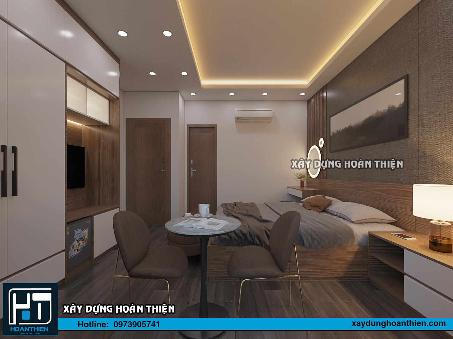 Thiết kế thi công nội thất căn hộ Aqua City Hạ Long, Quảng Ninh