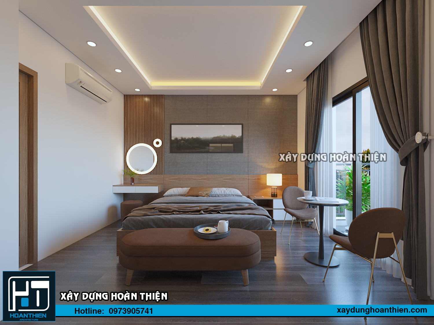Thiết kế thi công nội thất căn hộ Aqua City Hạ Long, Quảng Ninh