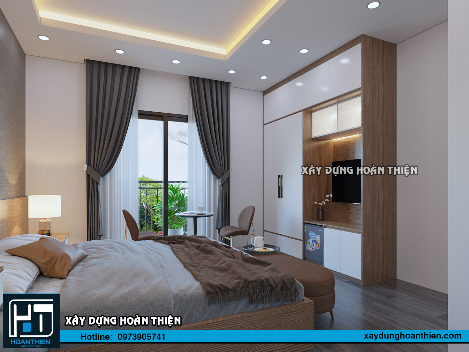 Thiết kế thi công nội thất căn hộ Aqua City Hạ Long, Quảng Ninh