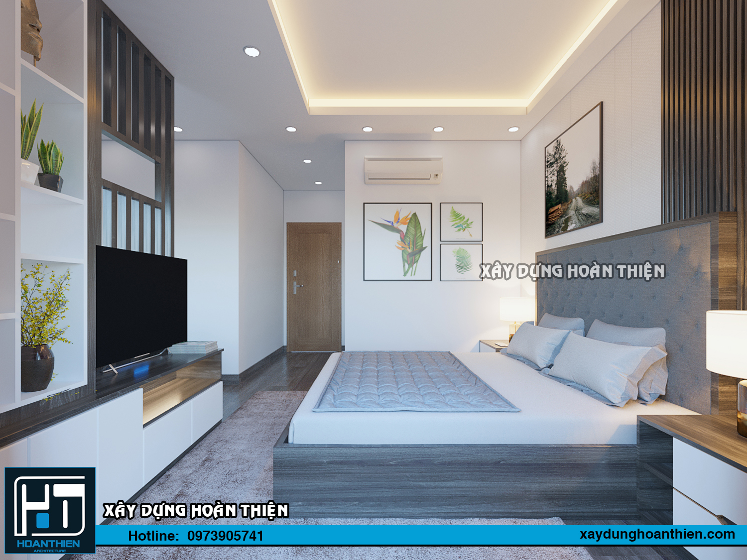Thiết kế thi công nội thất căn hộ Aqua City Hạ Long, Quảng Ninh