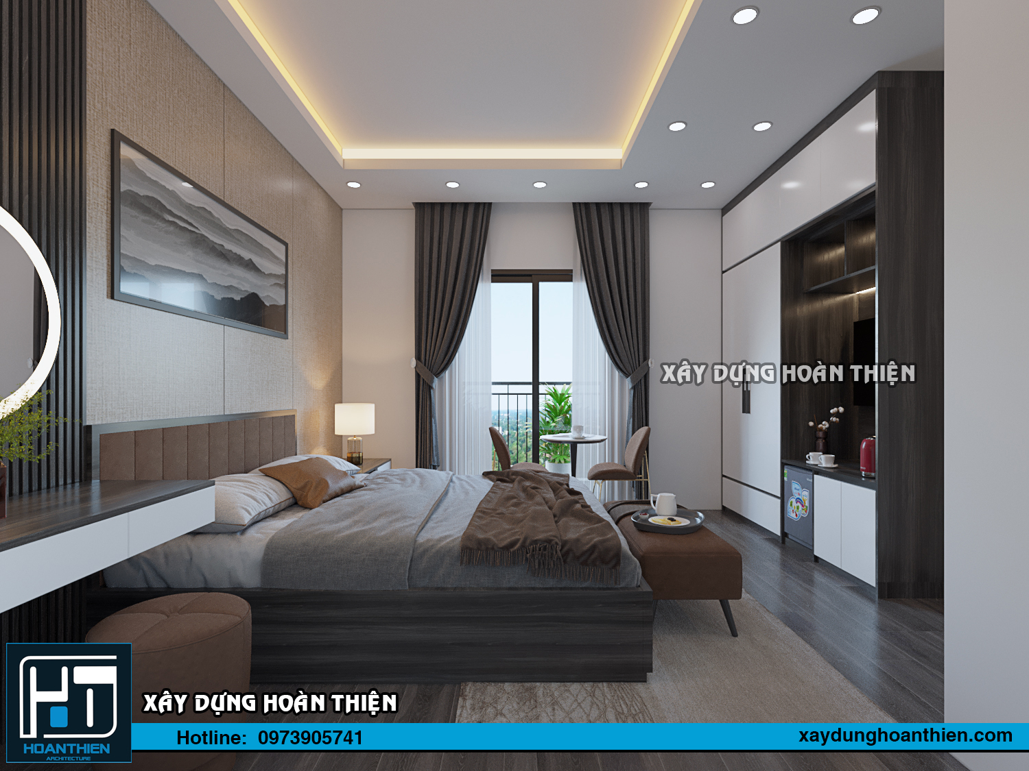Thiết kế thi công nội thất căn hộ Aqua City Hạ Long, Quảng Ninh