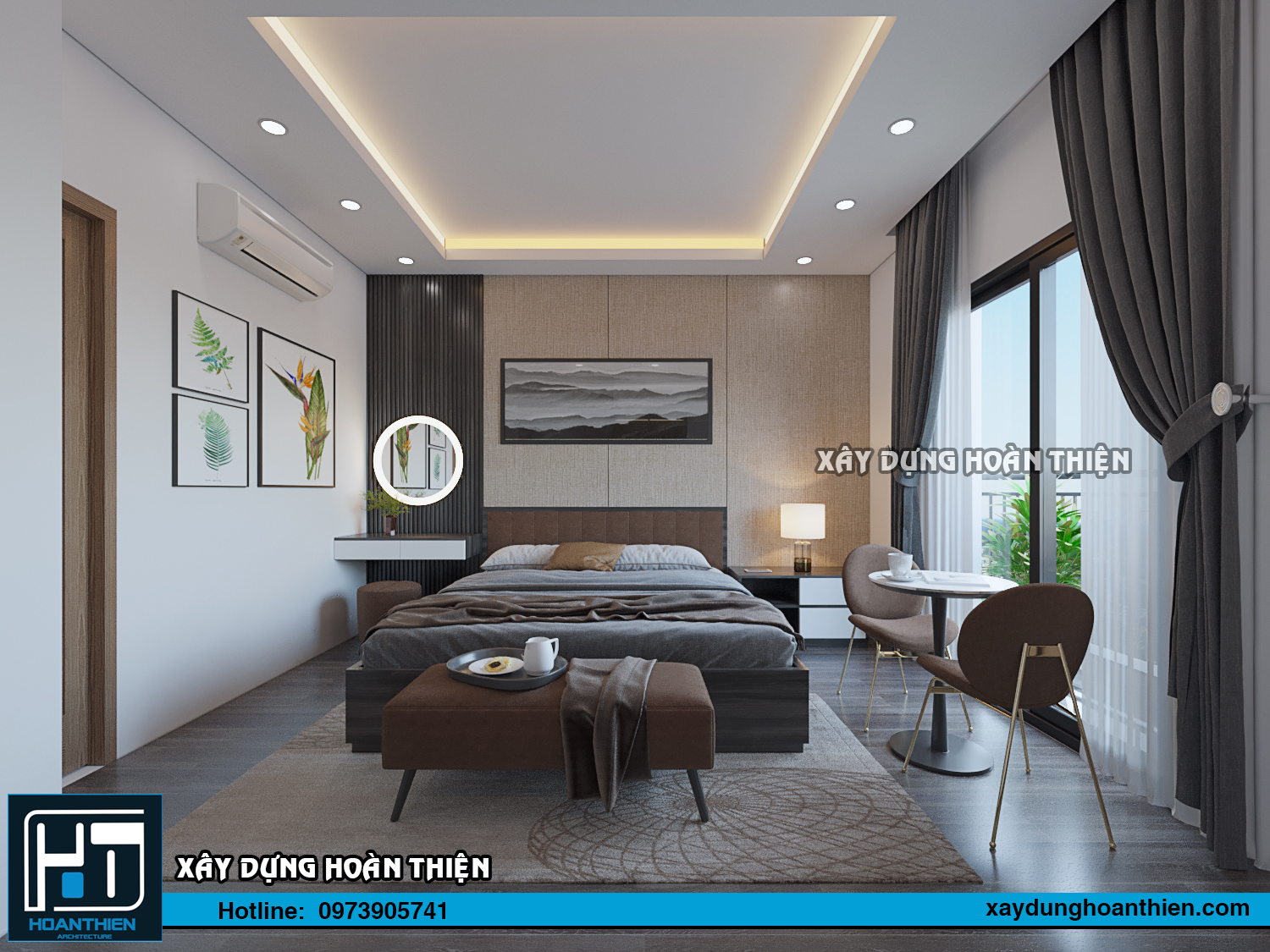 Thiết kế thi công nội thất căn hộ Aqua City Hạ Long, Quảng Ninh