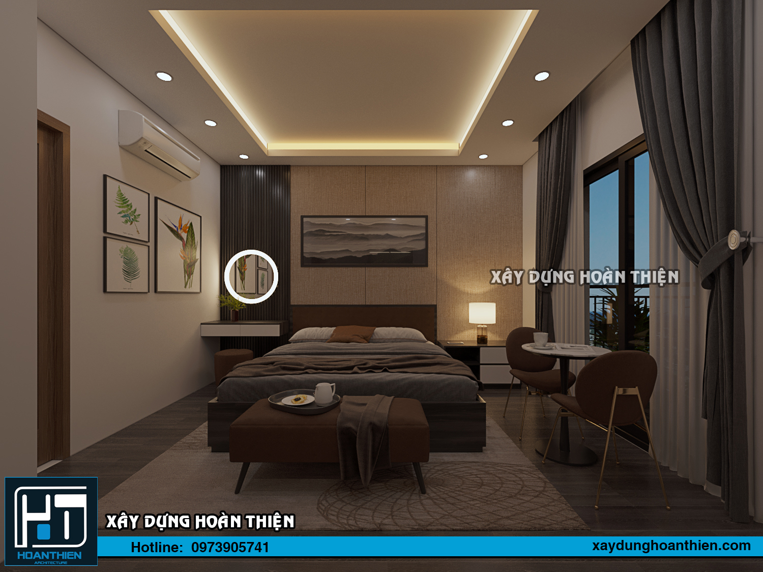 Thiết kế thi công nội thất căn hộ Aqua City Hạ Long, Quảng Ninh