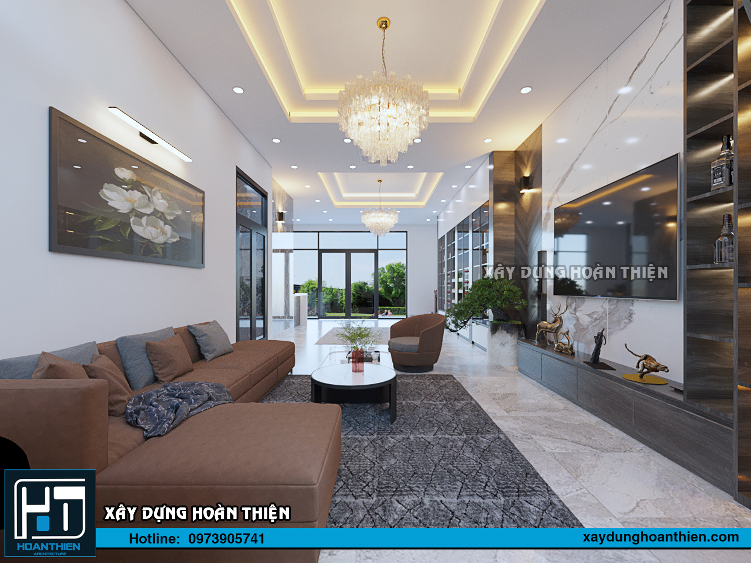 Thiết kế thi công nội thất căn hộ Aqua City Hạ Long, Quảng Ninh