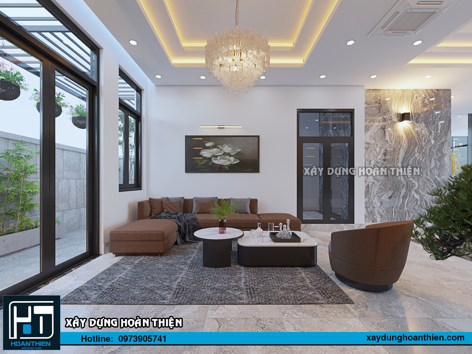Thiết kế thi công nội thất căn hộ Aqua City Hạ Long, Quảng Ninh