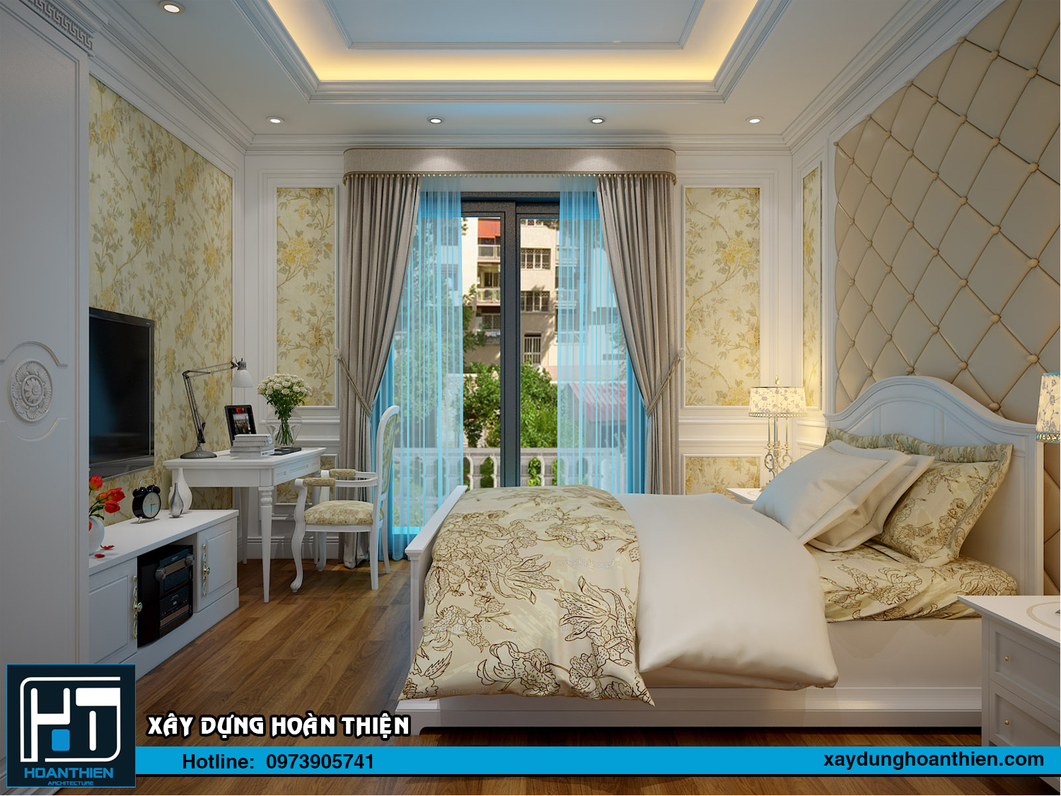 Thiết kế nội thất nhà ông tân cổ điển 