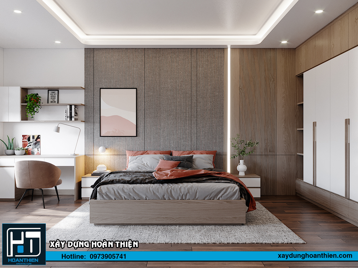 Thiết kế nội thất nhà ống 3 tầng