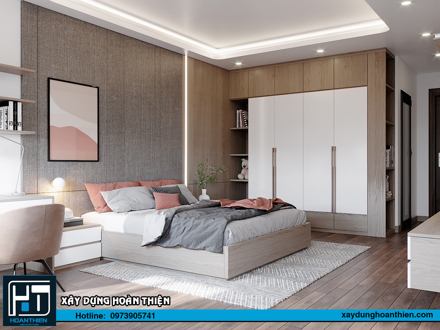 Thiết kế nội thất nhà ống 3 tầng