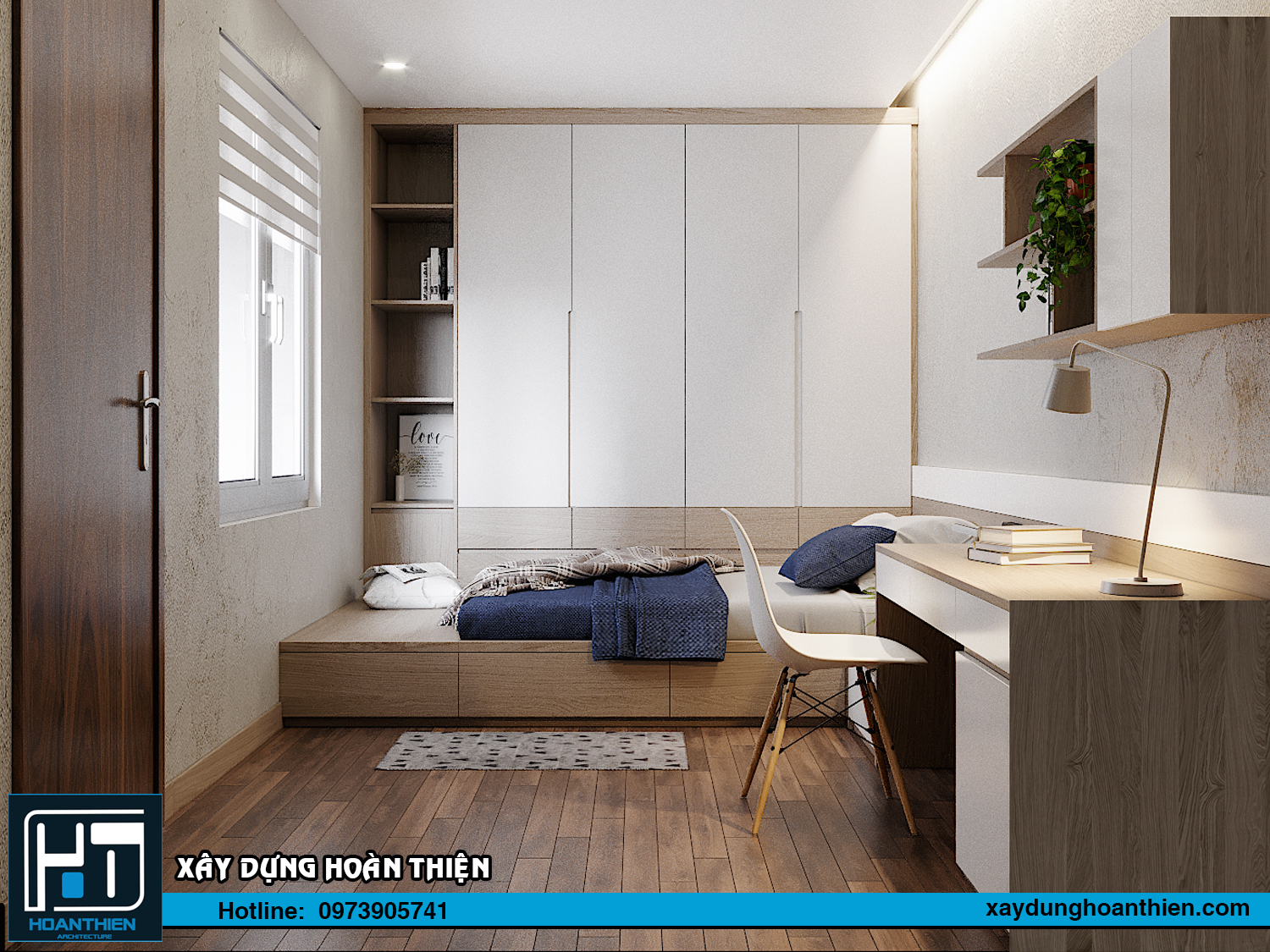 Thiết kế nội thất nhà ống 3 tầng