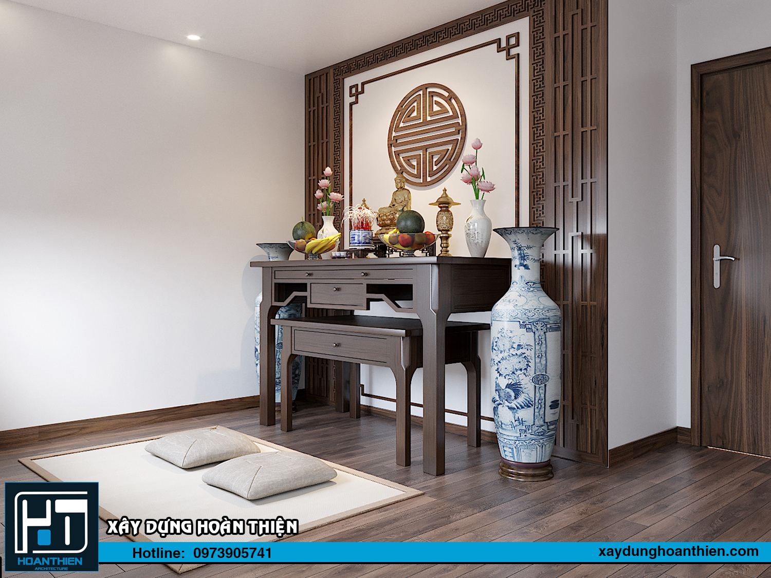 Thiết kế nội thất nhà ống 3 tầng