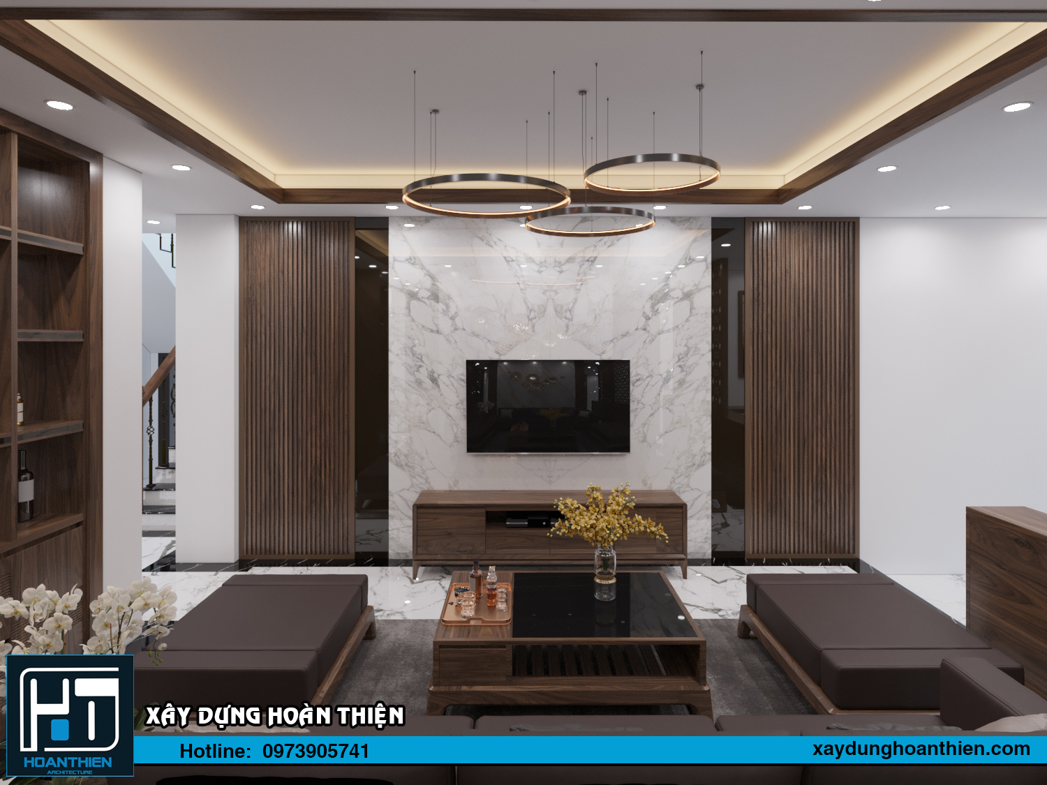 Thiết kế nội thất nhà ống 3 tầng