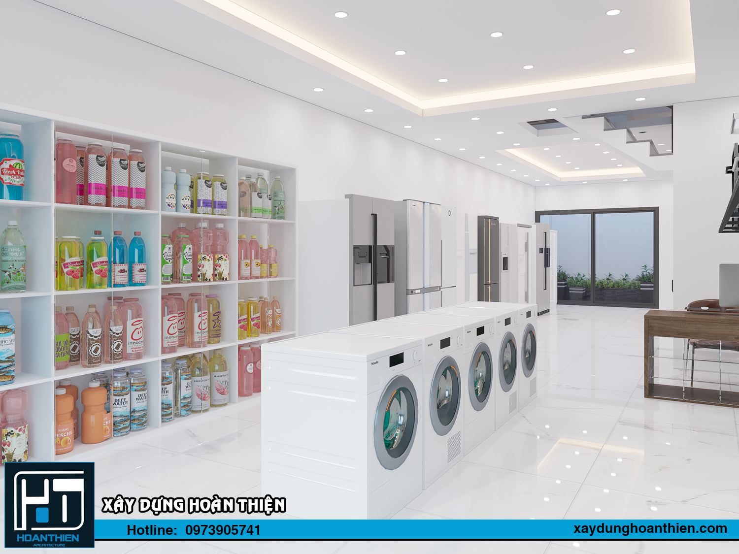 Thiết kế nội thất nhà ống diện tích 5x20m tại Hải Phòng