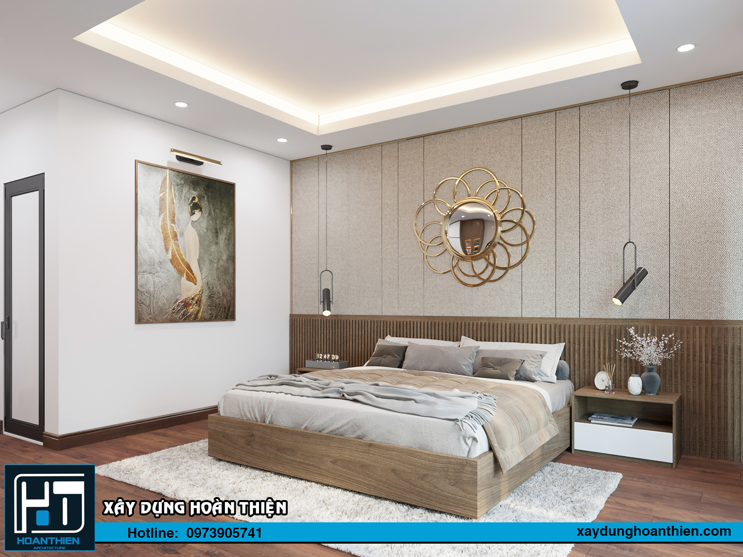 Thiết kế nội thất nhà ống diện tích 5x20m tại Hải Phòng