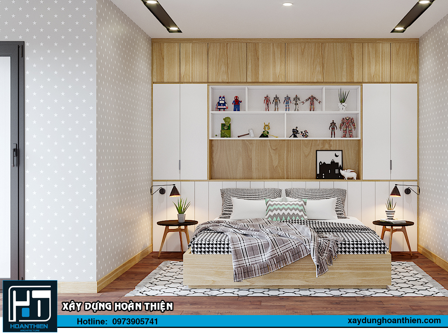 Thiết kế nội thất nhà ống diện tích 5x20m tại Hải Phòng