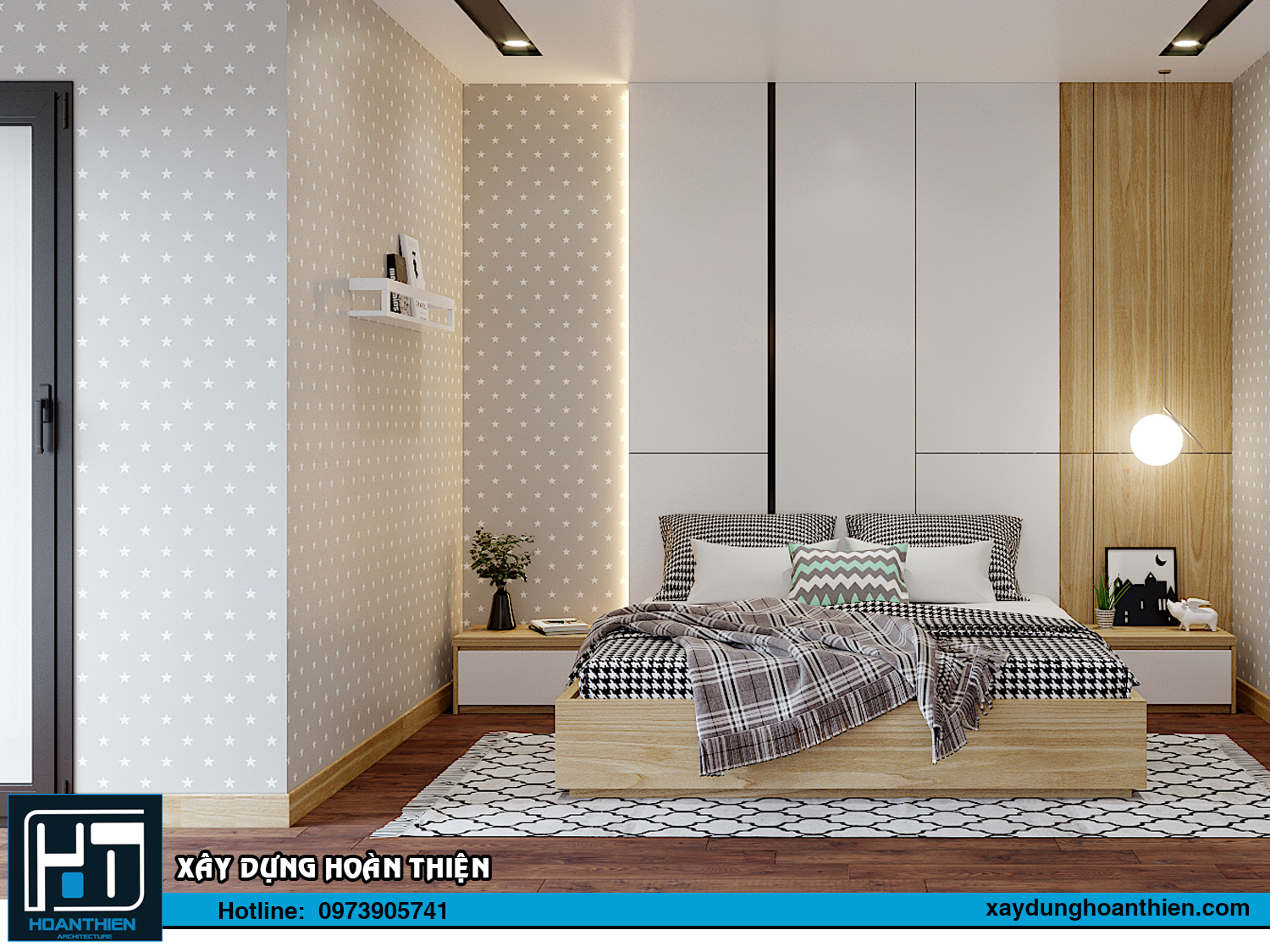 Thiết kế nội thất nhà ống diện tích 5x20m tại Hải Phòng