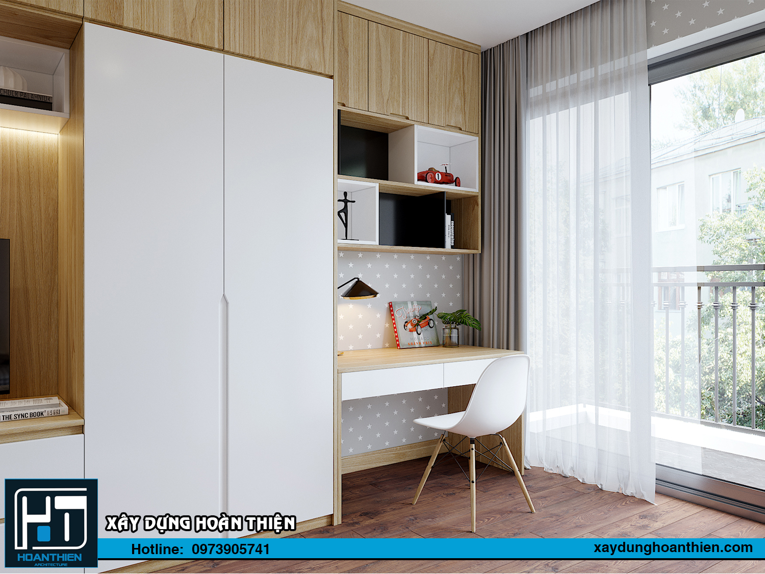 Thiết kế nội thất nhà ống diện tích 5x20m tại Hải Phòng