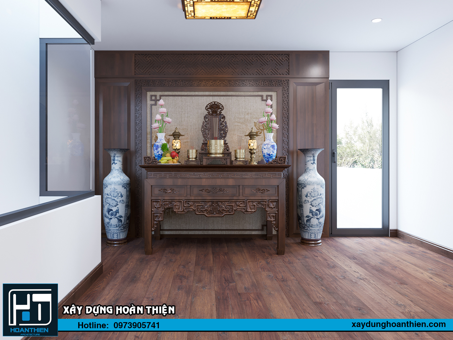 Thiết kế nội thất nhà ống diện tích 5x20m tại Hải Phòng