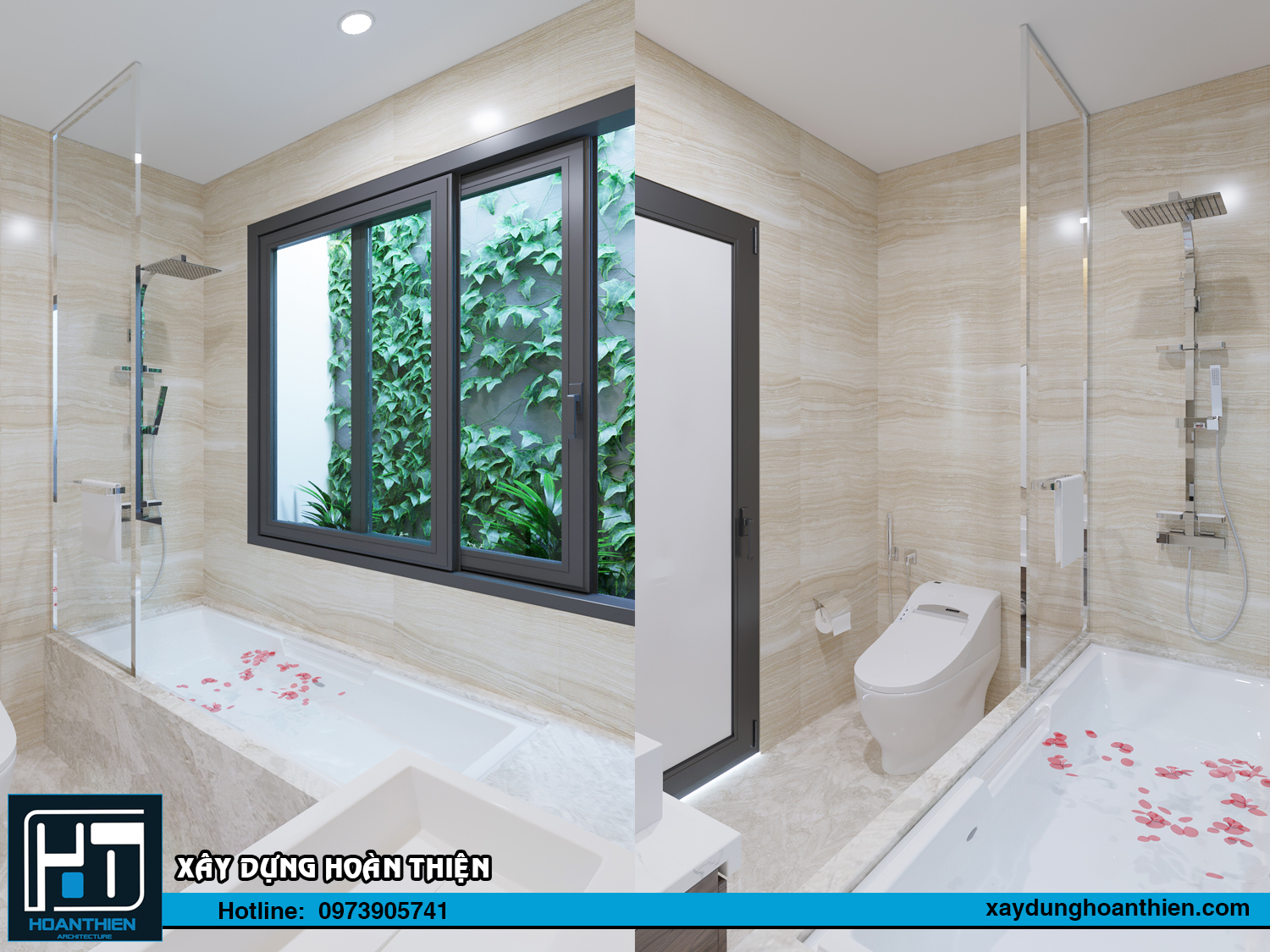 Thiết kế nội thất nhà ống diện tích 5x20m tại Hải Phòng