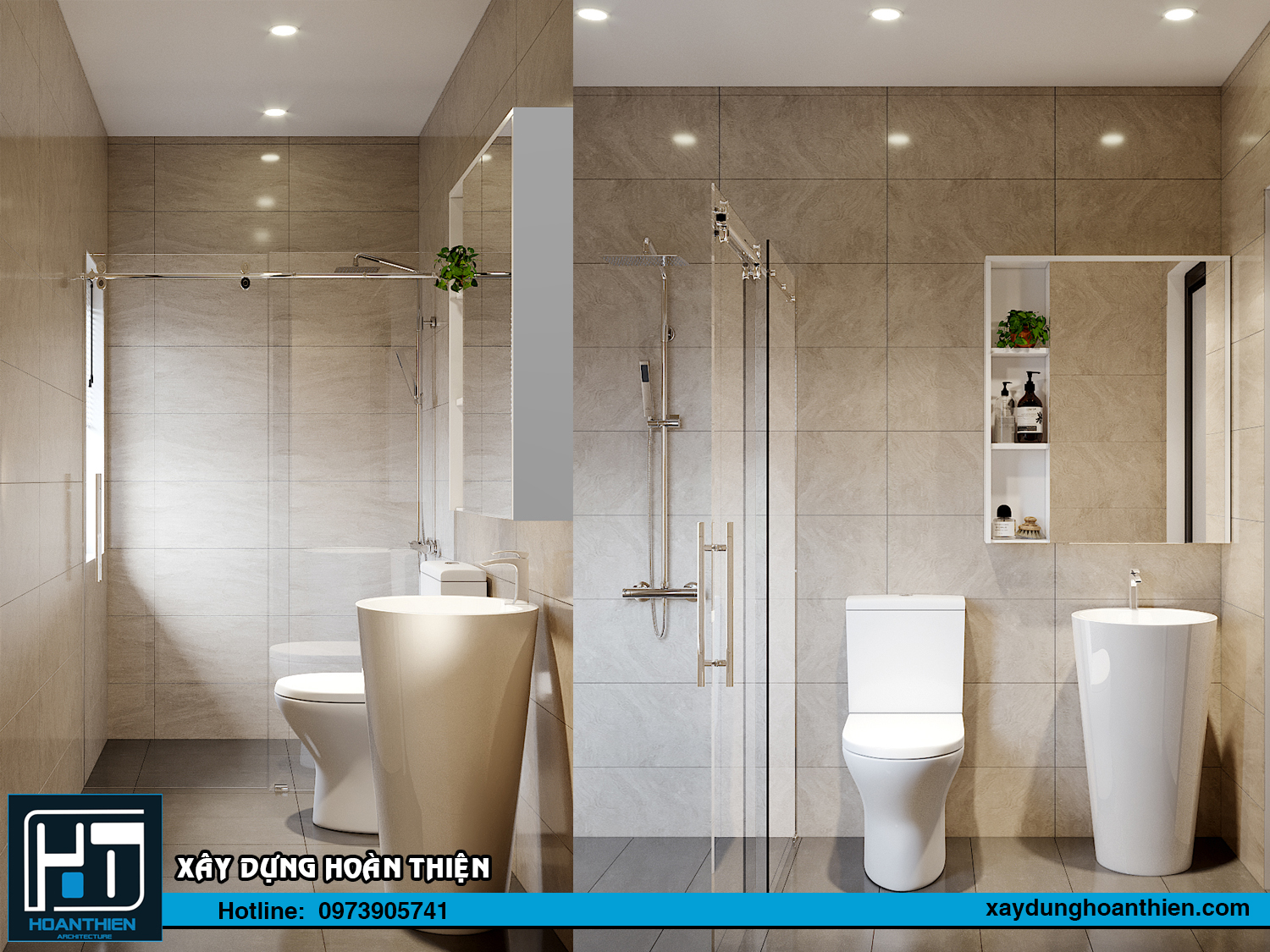 Thiết kế nội thất nhà ống diện tích 5x20m tại Hải Phòng