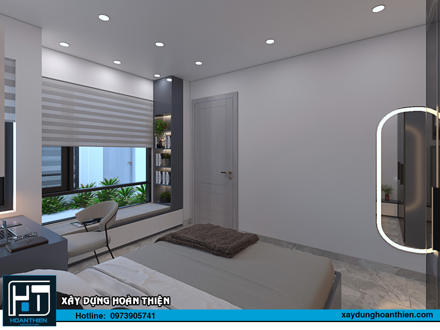 Mẫu thiết kế nội thất biệt thự hiện đại tại hải phòng